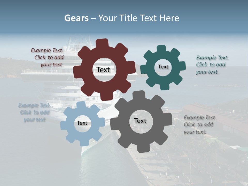 Palm Ocean Sail PowerPoint Template