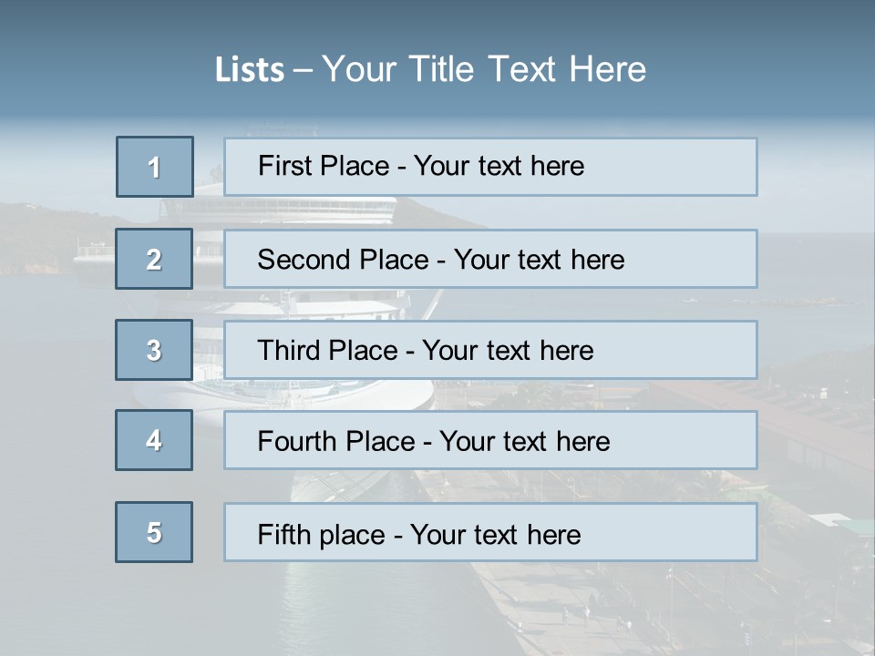 Palm Ocean Sail PowerPoint Template