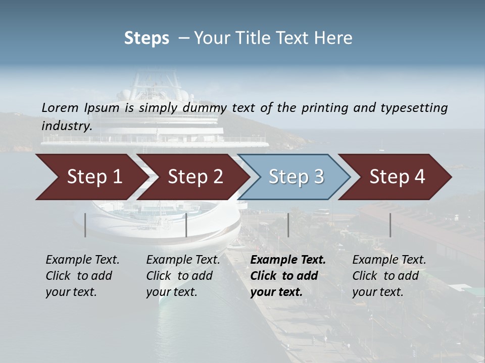 Palm Ocean Sail PowerPoint Template