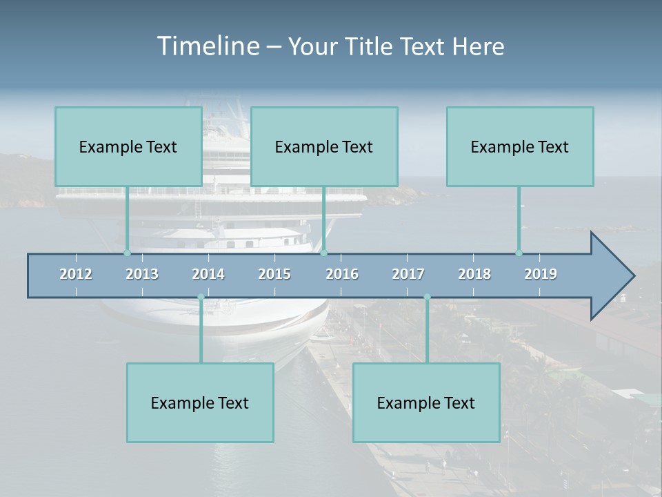 Palm Ocean Sail PowerPoint Template