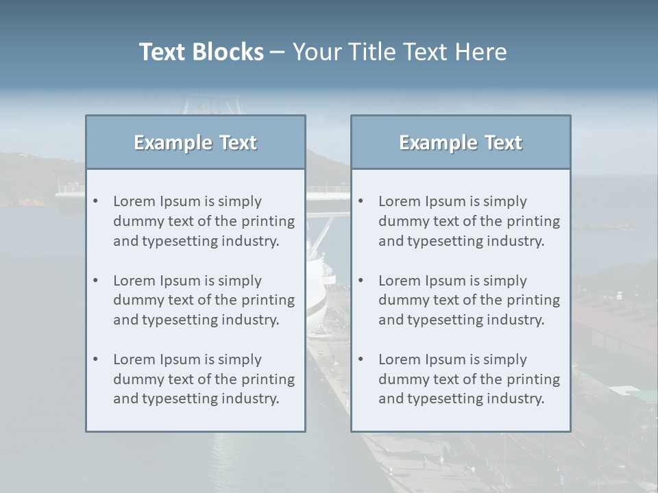 Palm Ocean Sail PowerPoint Template