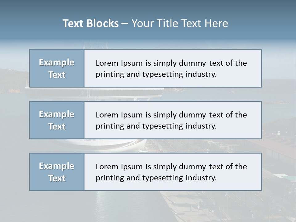 Palm Ocean Sail PowerPoint Template