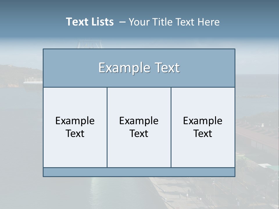 Palm Ocean Sail PowerPoint Template