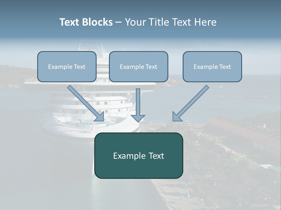 Palm Ocean Sail PowerPoint Template