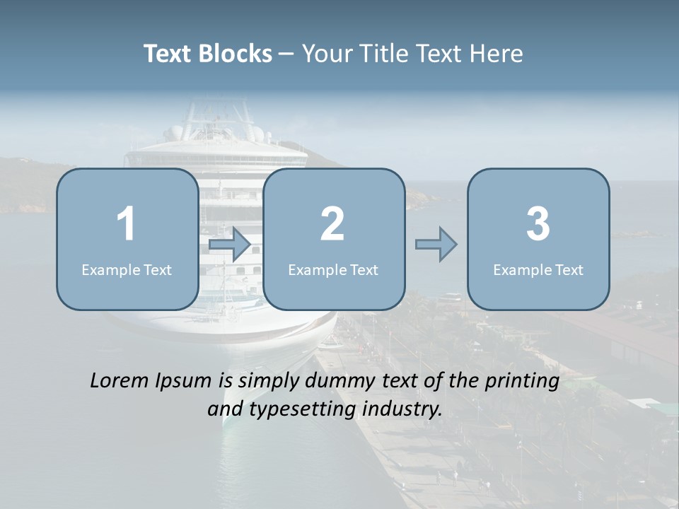 Palm Ocean Sail PowerPoint Template