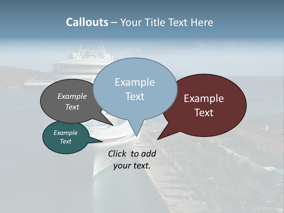 Palm Ocean Sail PowerPoint Template