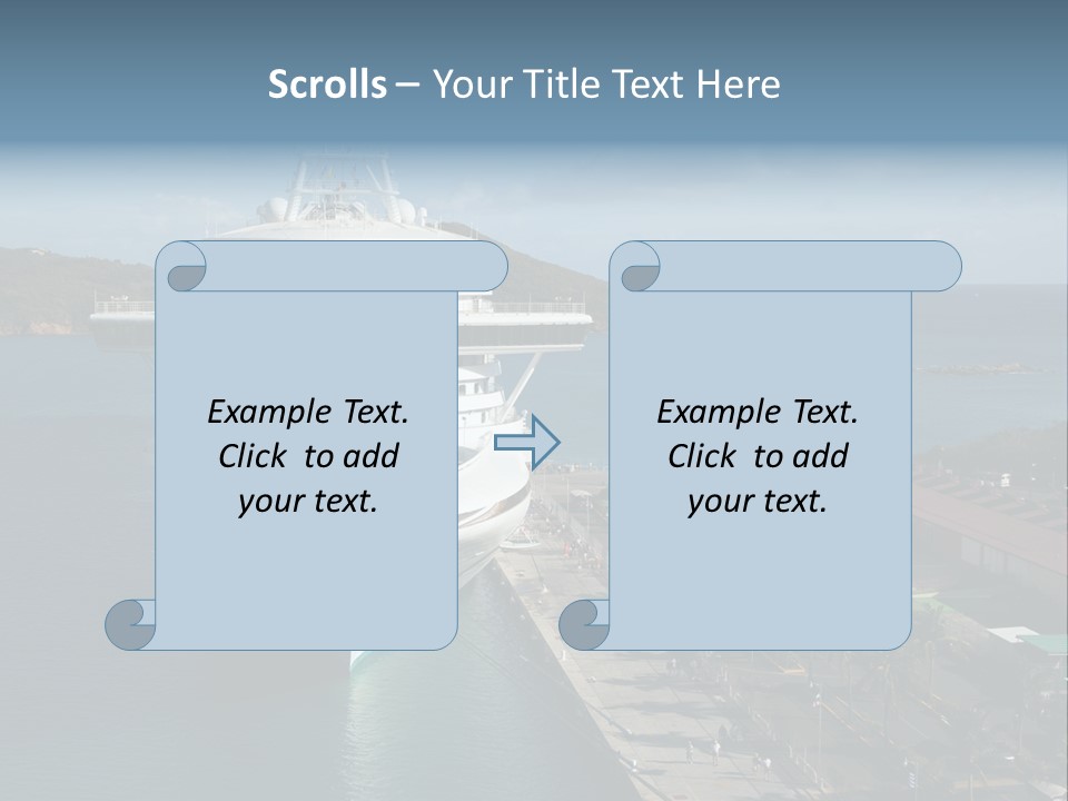 Palm Ocean Sail PowerPoint Template