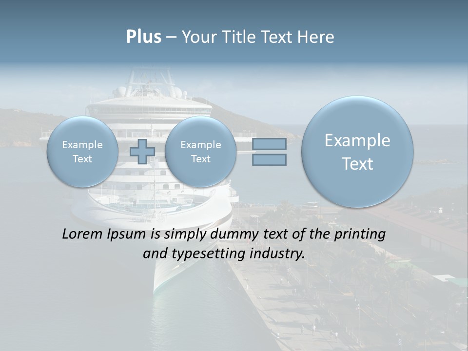 Palm Ocean Sail PowerPoint Template
