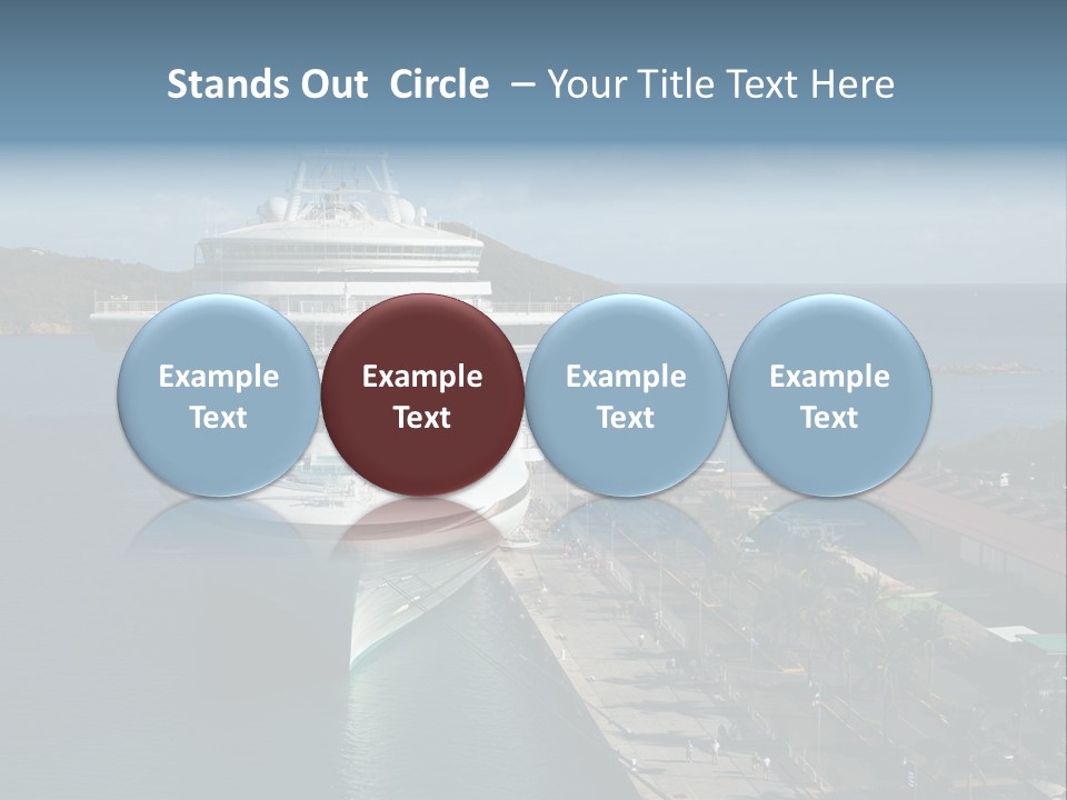 Palm Ocean Sail PowerPoint Template