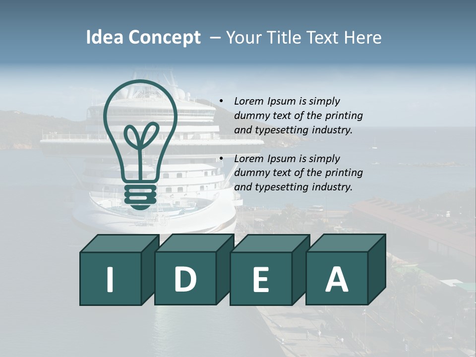 Palm Ocean Sail PowerPoint Template