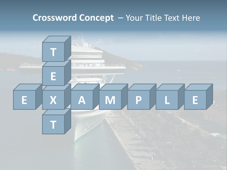 Palm Ocean Sail PowerPoint Template