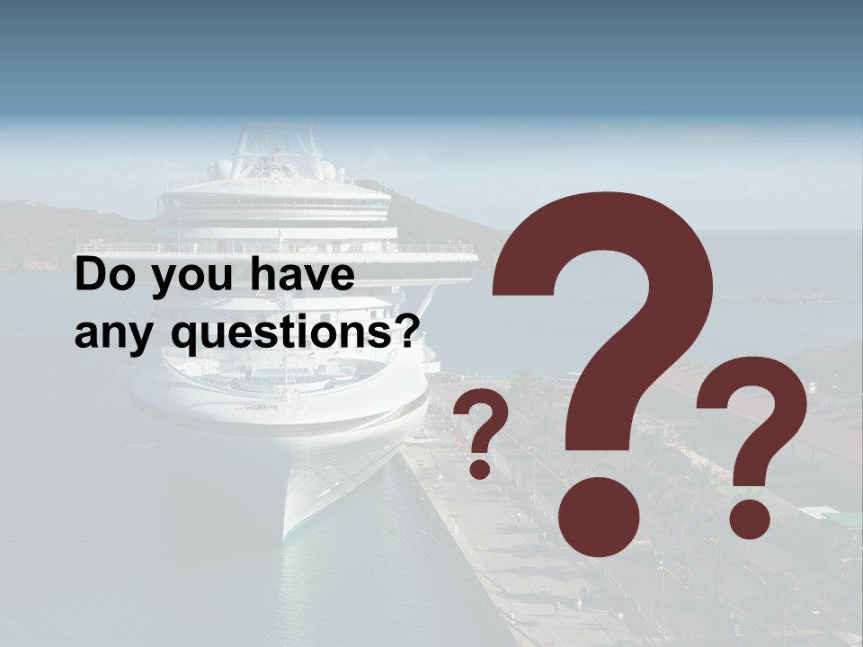 Palm Ocean Sail PowerPoint Template