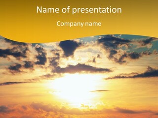 Light Dream Water PowerPoint Template