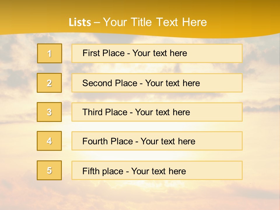 Light Dream Water PowerPoint Template