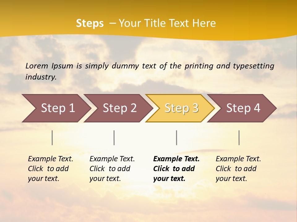 Light Dream Water PowerPoint Template