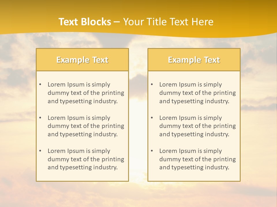 Light Dream Water PowerPoint Template