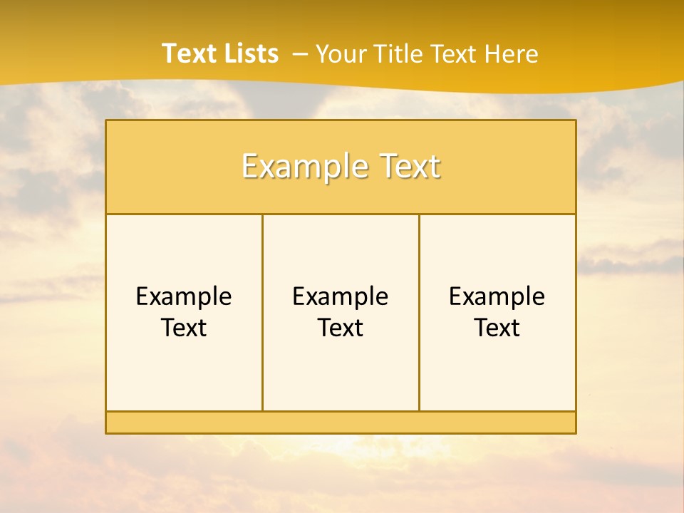 Light Dream Water PowerPoint Template