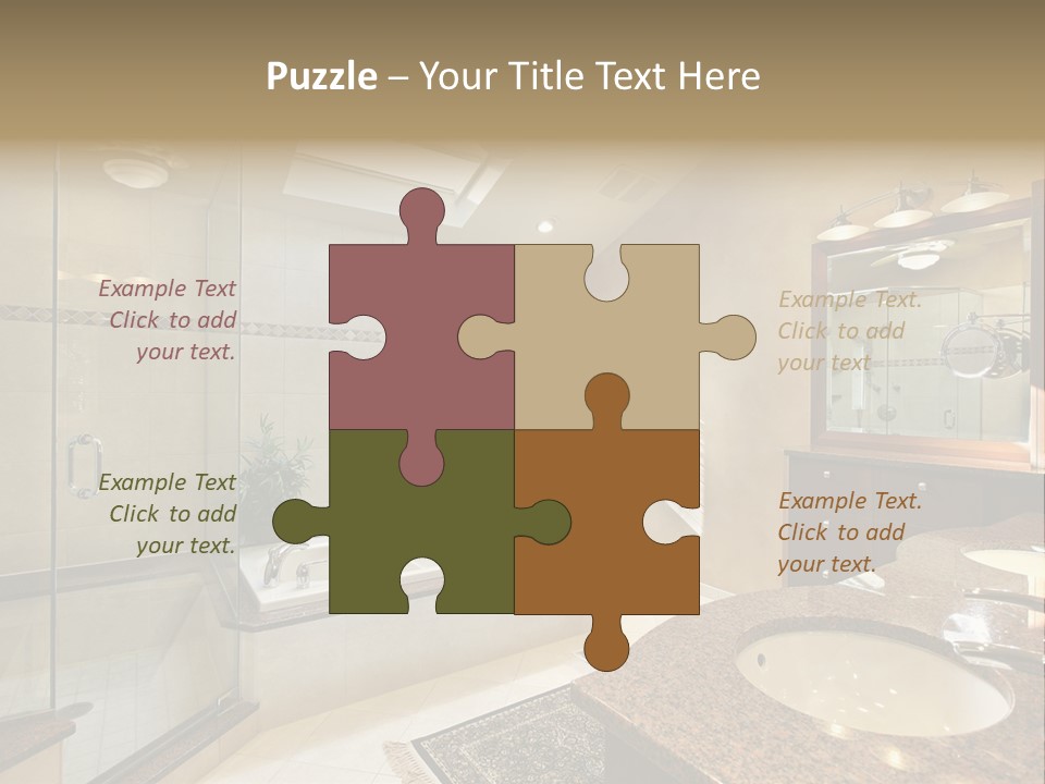 Bath Upscale Living PowerPoint Template