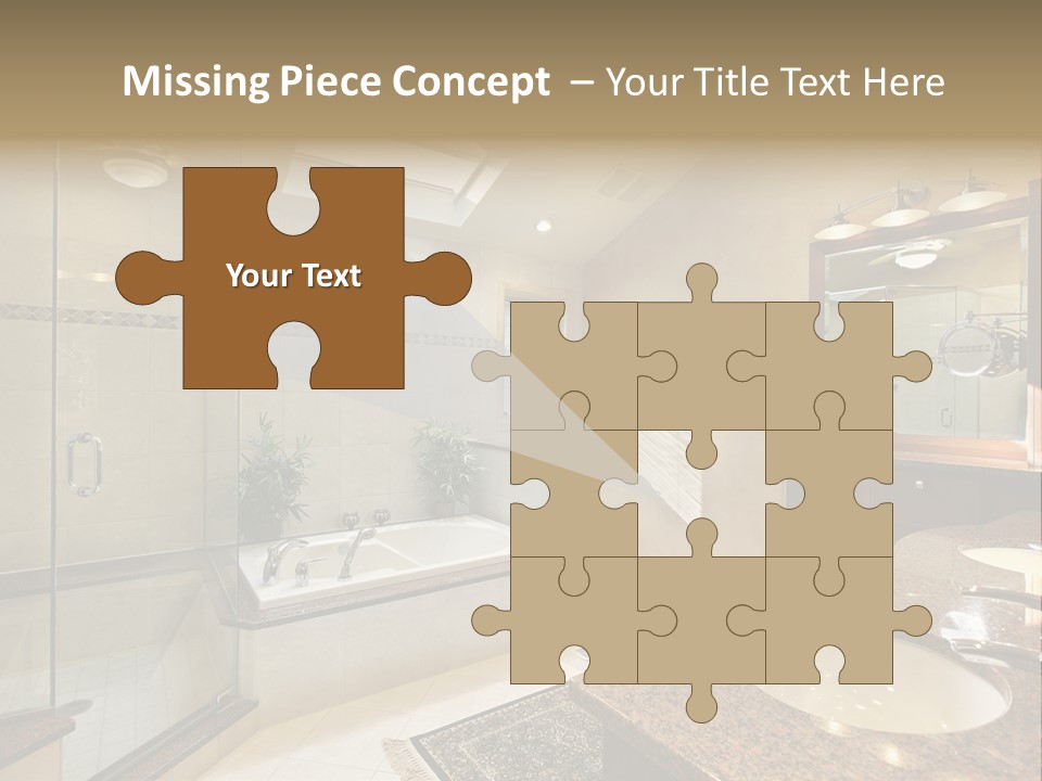 Bath Upscale Living PowerPoint Template