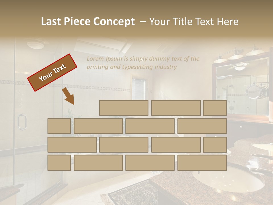 Bath Upscale Living PowerPoint Template