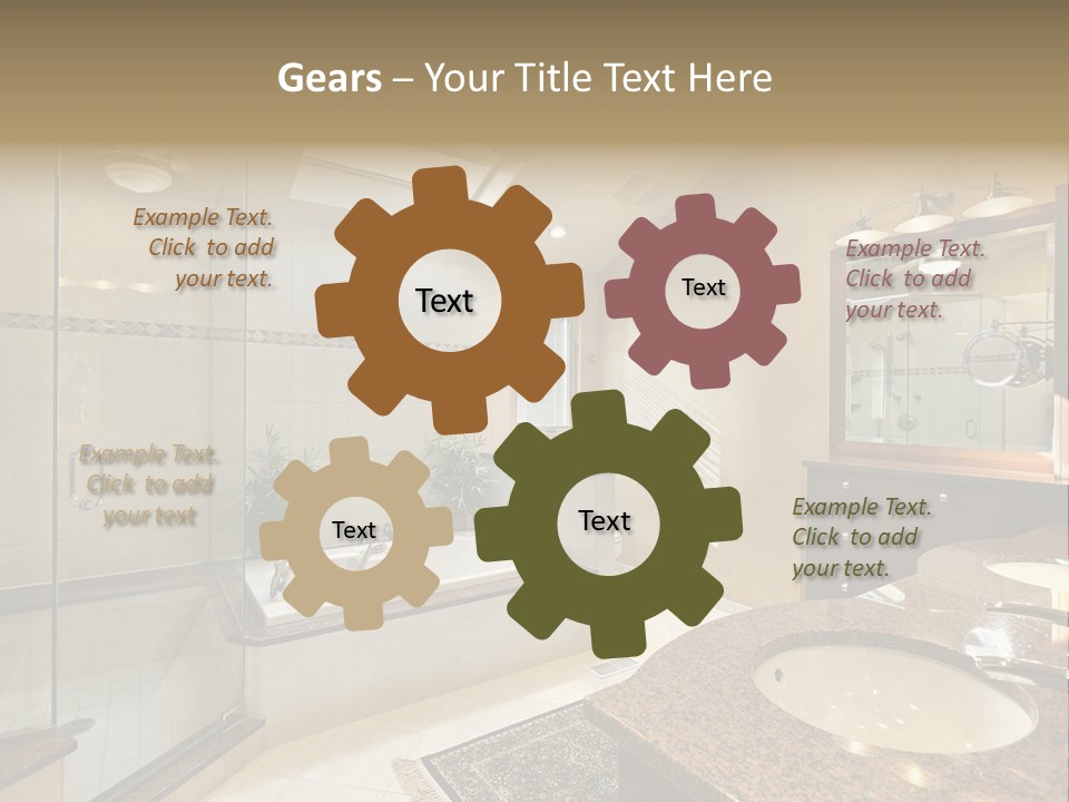 Bath Upscale Living PowerPoint Template