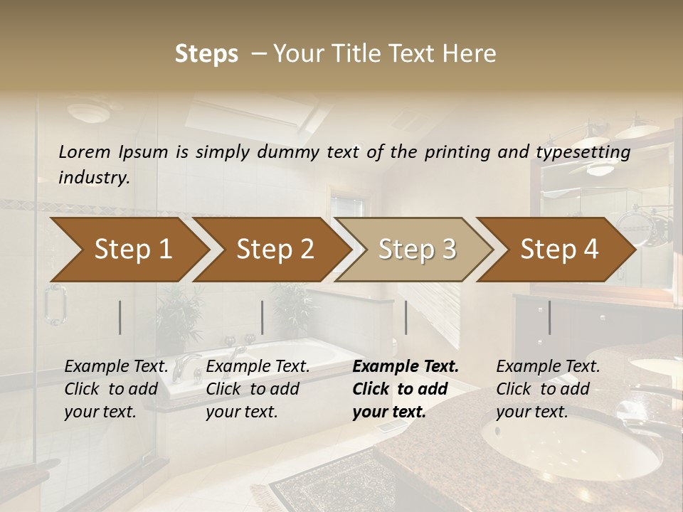 Bath Upscale Living PowerPoint Template