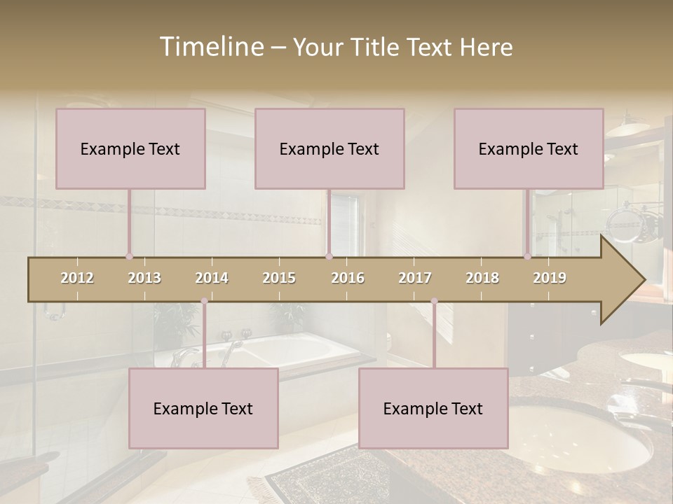 Bath Upscale Living PowerPoint Template