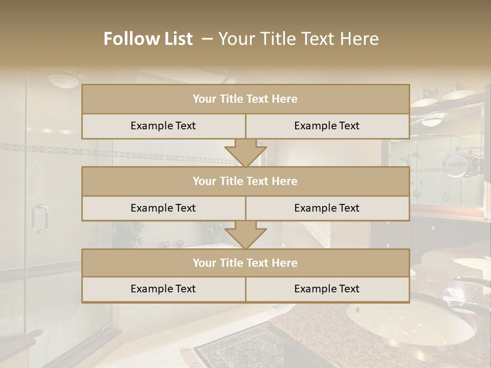 Bath Upscale Living PowerPoint Template