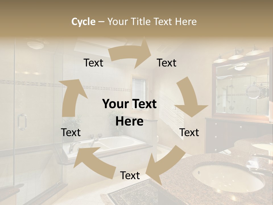 Bath Upscale Living PowerPoint Template