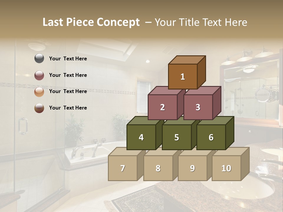 Bath Upscale Living PowerPoint Template