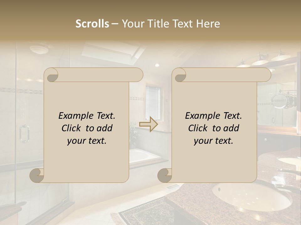 Bath Upscale Living PowerPoint Template