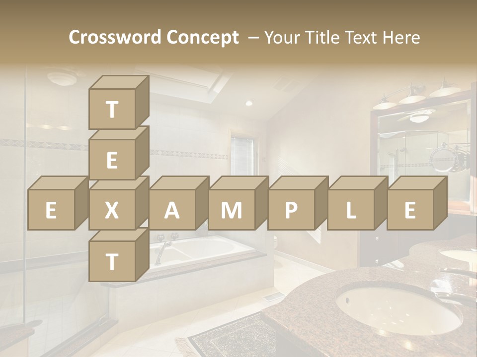 Bath Upscale Living PowerPoint Template