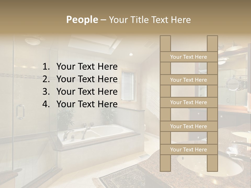 Bath Upscale Living PowerPoint Template