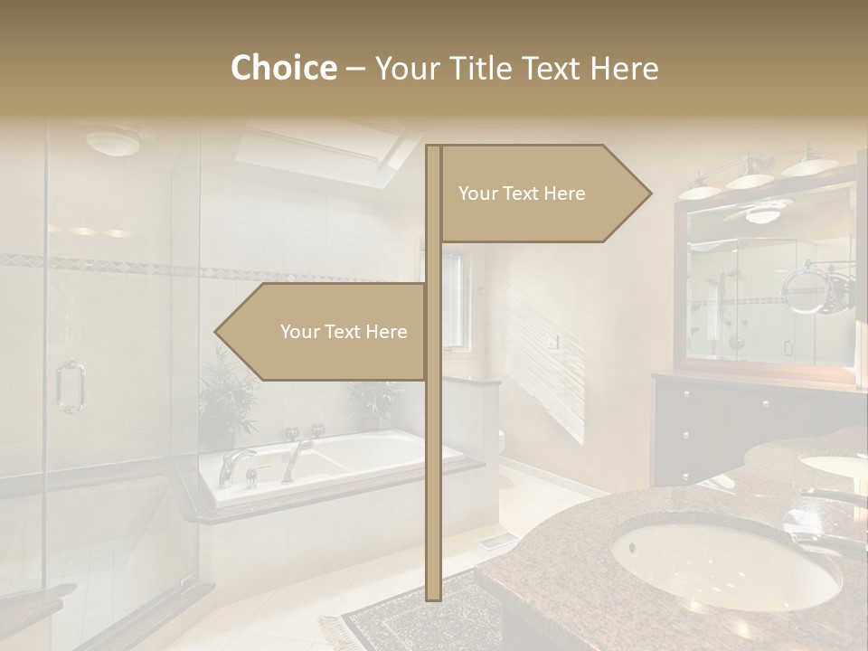 Bath Upscale Living PowerPoint Template