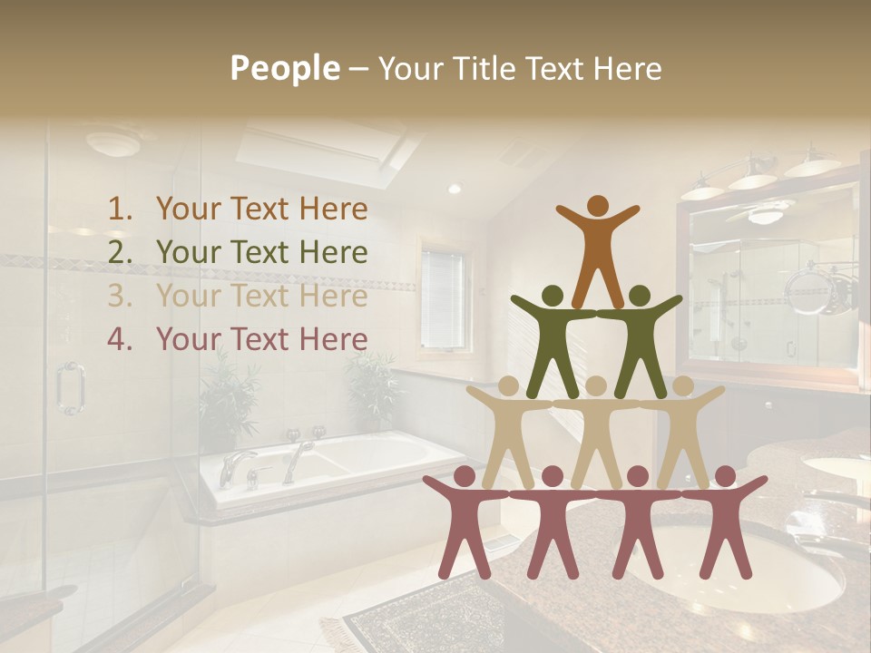 Bath Upscale Living PowerPoint Template