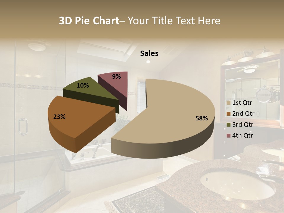 Bath Upscale Living PowerPoint Template