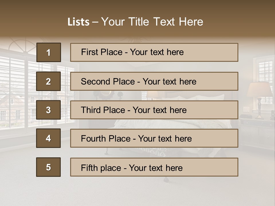 Architecture Upscale Suburban PowerPoint Template