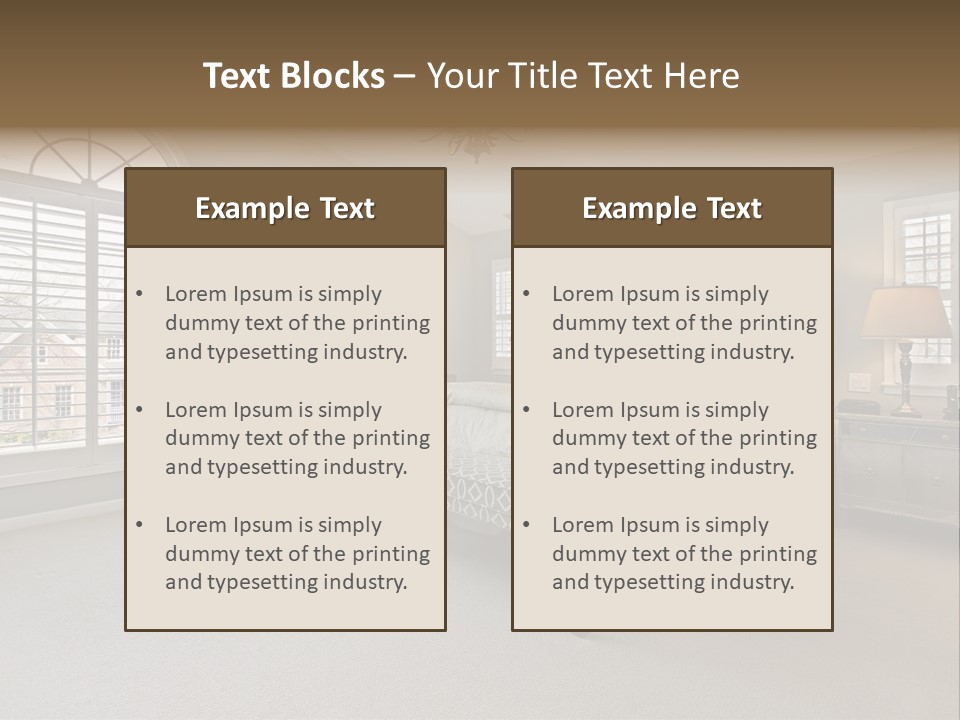 Architecture Upscale Suburban PowerPoint Template