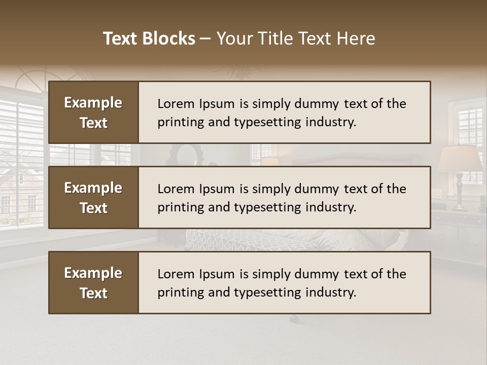 Architecture Upscale Suburban PowerPoint Template