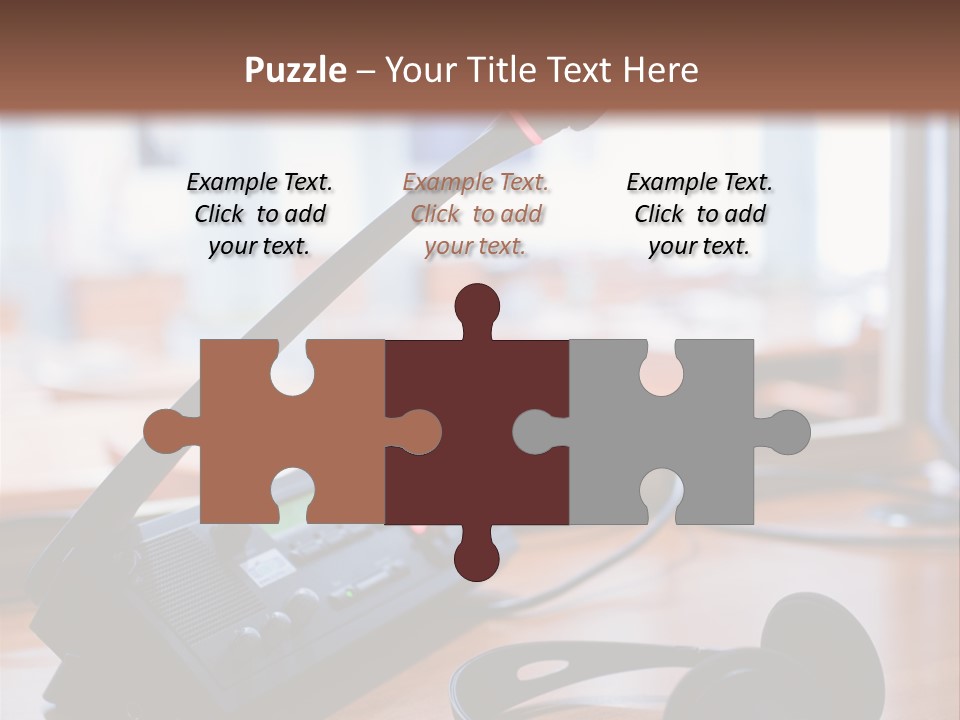 Booth Background Tribunal PowerPoint Template