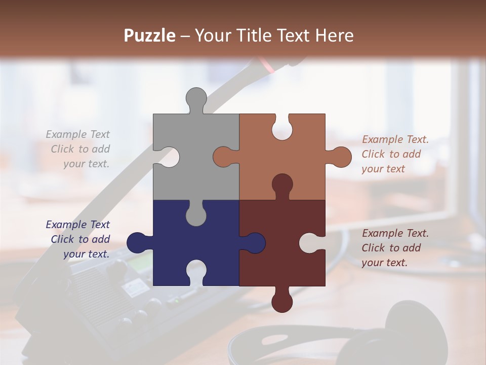 Booth Background Tribunal PowerPoint Template