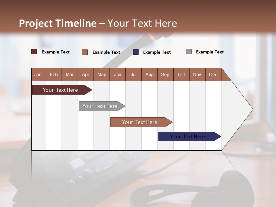 Booth Background Tribunal PowerPoint Template