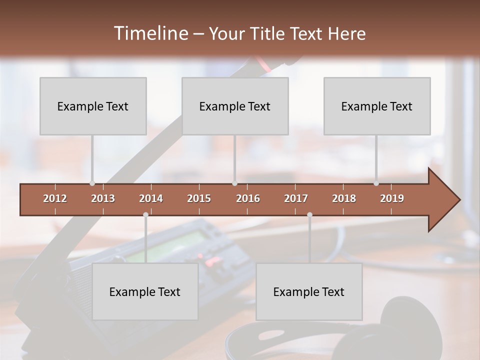 Booth Background Tribunal PowerPoint Template