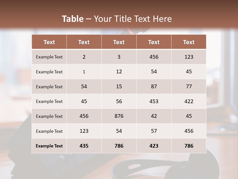 Booth Background Tribunal PowerPoint Template