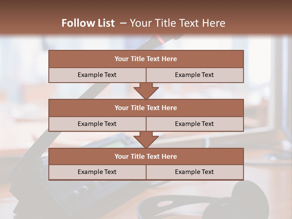 Booth Background Tribunal PowerPoint Template