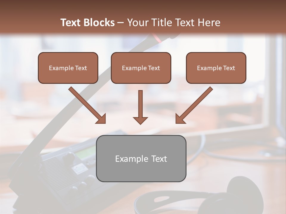 Booth Background Tribunal PowerPoint Template