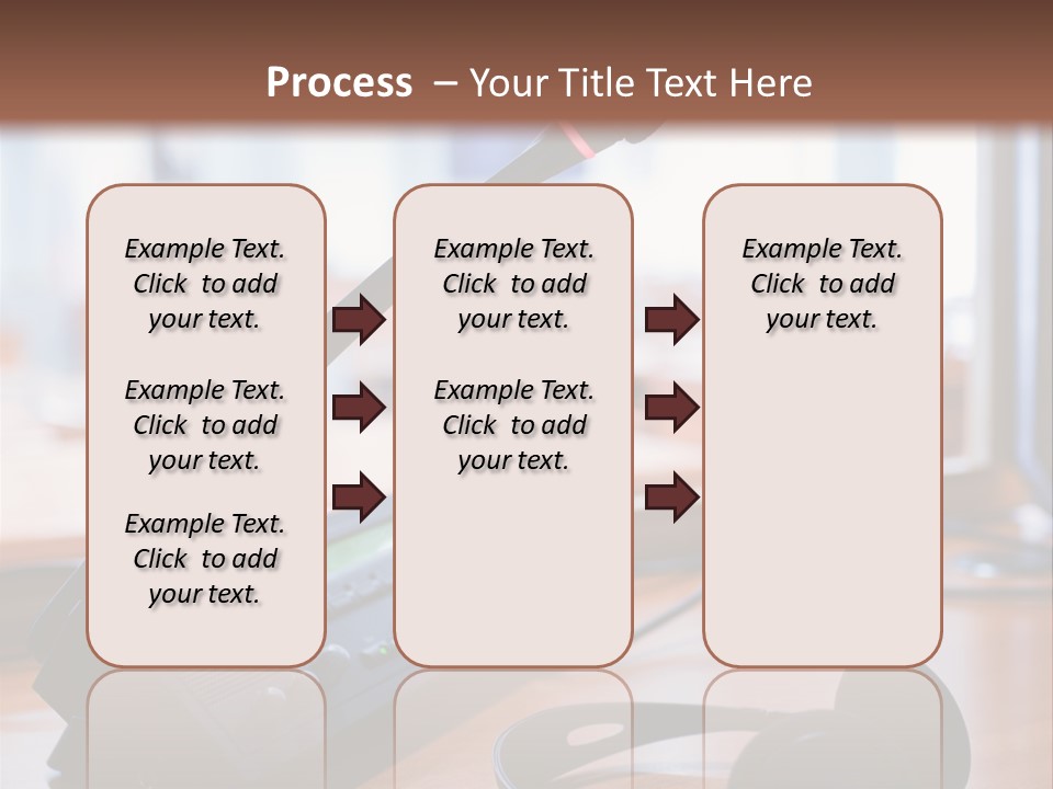 Booth Background Tribunal PowerPoint Template