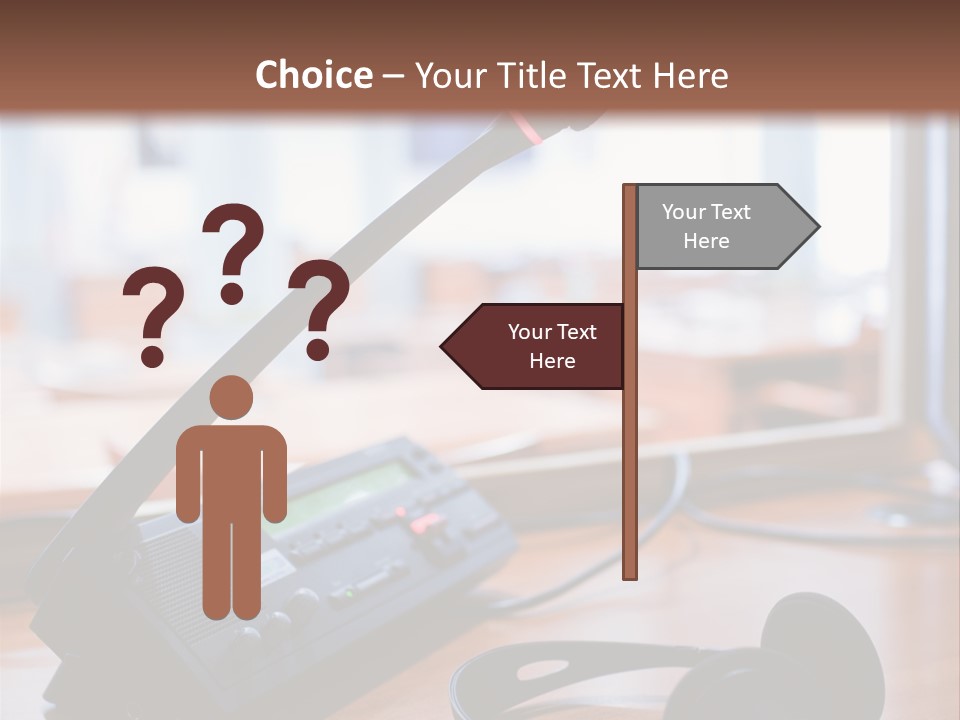Booth Background Tribunal PowerPoint Template