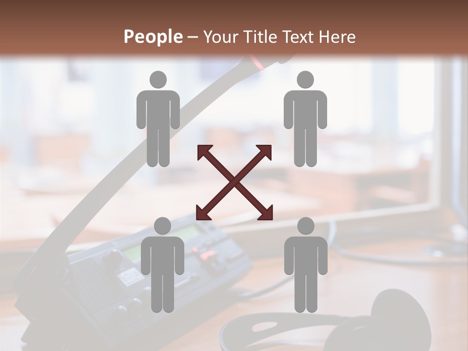 Booth Background Tribunal PowerPoint Template