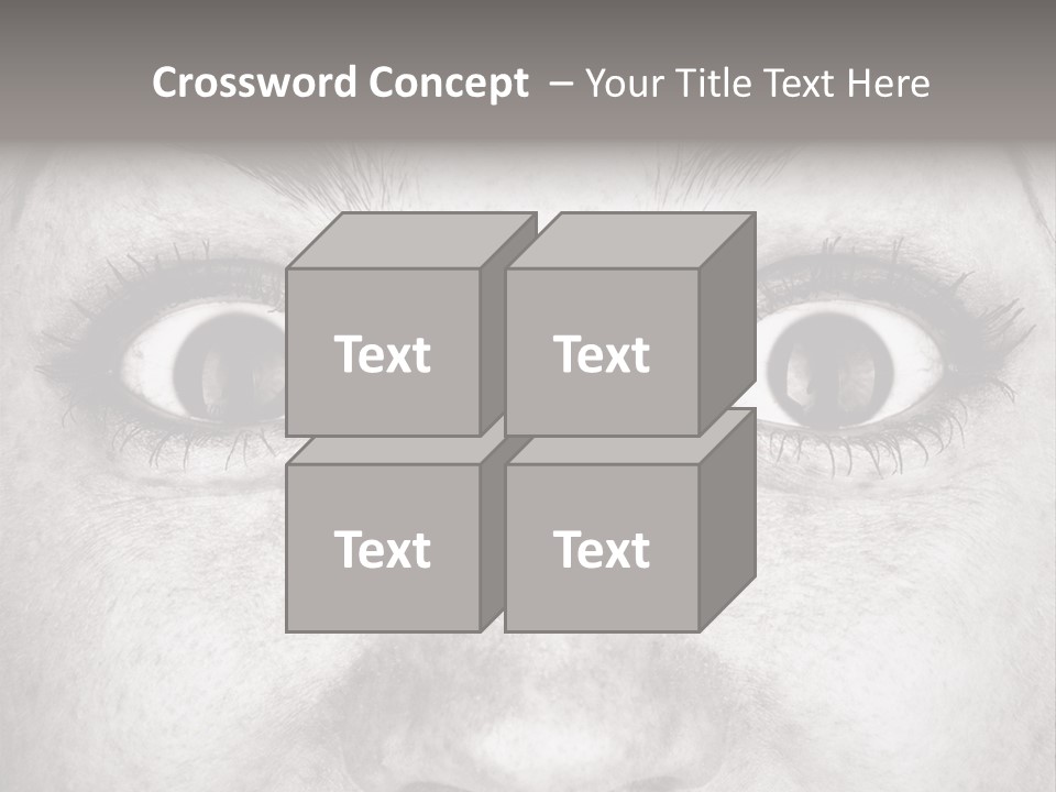 One Disbelief Toned PowerPoint Template